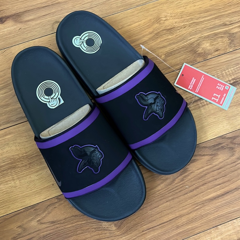 Men’s Nike offcourt slides Minnesota Vikings